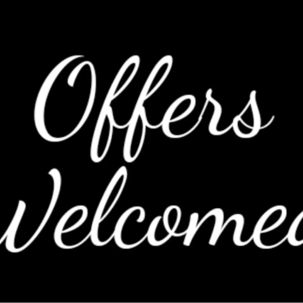 Welcome! Make an offer if I don’t accept, we can negotiate!
